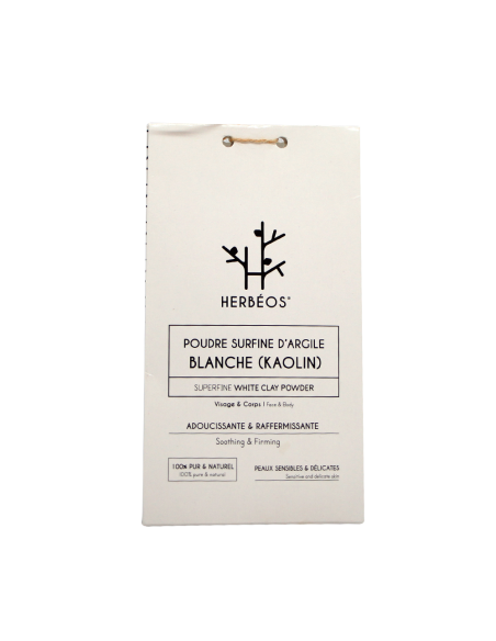 Argile Blanche Surfine 100gr - Herbeos - tunisie