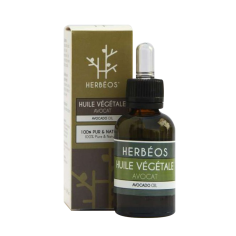 Huile d'avocat 30ml - Herbeos - tunisie