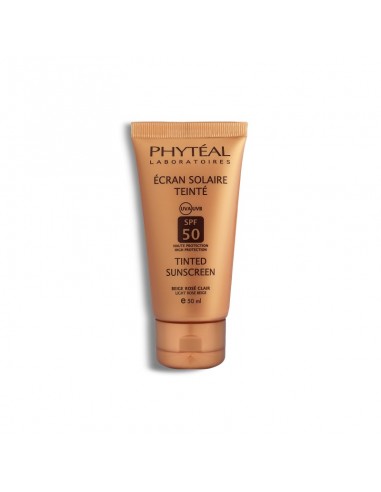 PHYTÉAL écran solaire teinté beige rosé 02 SPF50 50ml - tunisie