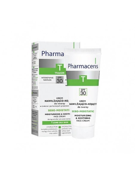 Pharmaceris T CRÈME VISAGE HYDRATANTE ET APAISANTE SPF30 - tunisie