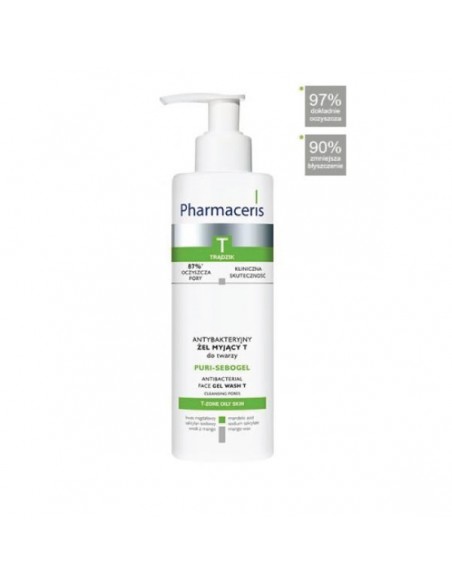 PHARMACERIS T PURI-SEBOGEL GEL NETTOYANT PURIFIANT 190ML - tunisie
