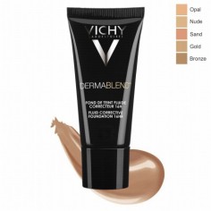 VICHY DERMABLEND FOND DE TEINT FLUIDE CORRECTEUR 16H TEINTE 25 NUDE 30 ML - tunisie