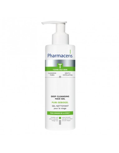 PHARMACERIS T PURI-SEBOGEL GEL NETTOYANT PURIFIANT 190ML - tunisie