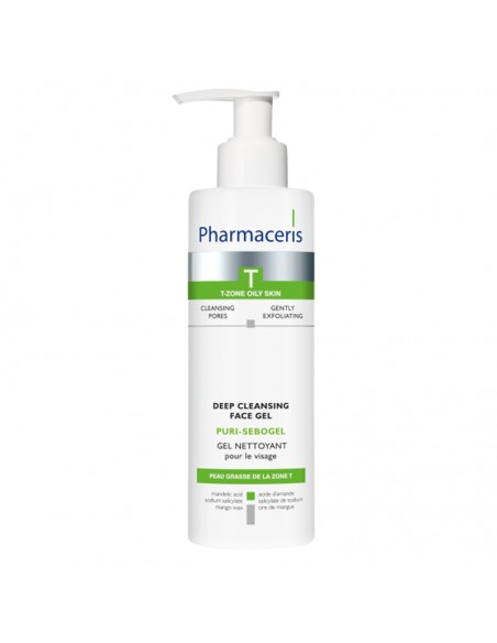 Pharmaceris T PURI-SEBOGEL Gel Nettoyant Purifiant 190ML - tunisie Pharmaceris T PURI-SEBOGEL Gel Nettoyant Purifiant 190ML - tunisie