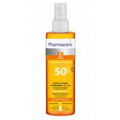 PHARMACERIS HUILE SECHE SPF 50+ 200 ML - tunisie