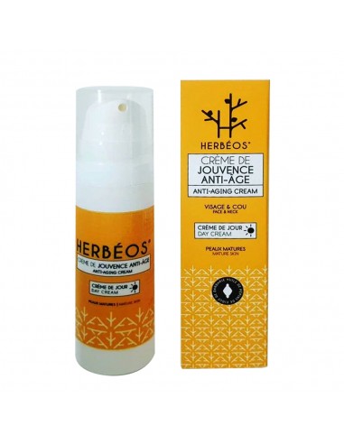 Herbèos - Crème visage lissante rajeunissante jour 30ml - Herbeos