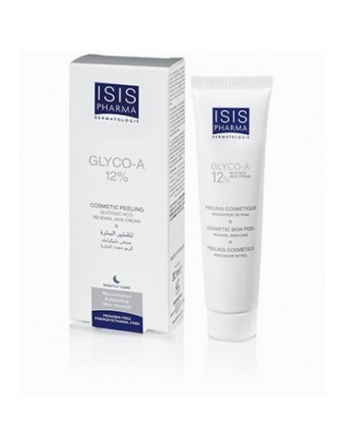 ISISPHARMA GLYCO-A PEELING 12% 30ML (PEELING) - tunisie