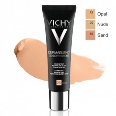 VICHY DERMABLEND 3D CORRECTION FOND DE TEINT SAND 35 PEAUX GRASSES À TENDANCE ACNÉIQUE - tunisie