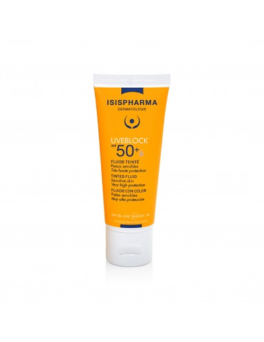 ISISPHARMA UVEBLOCK 50+ FLUID TEINTE 40ML - tunisie