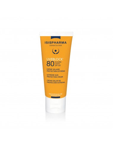 ISISPHARMA UVEBLOCK SPF80+ CREME INVISIBLE - tunisie