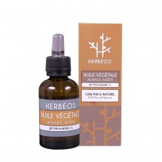 Huile d'Amande Amère 30 ml - Herbeos - tunisie