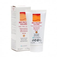 BIO-TACHES ECRAN SOLAIRE HAUTE PROTECTION TEINTE SPF50 50ML - tunisie