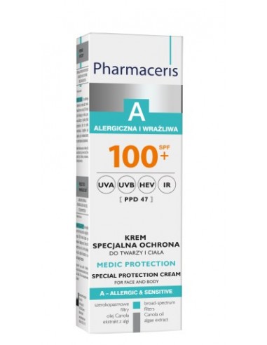 PHARMACERIS A MEDIC PROTECTION SPF 100+ 75ML - tunisie