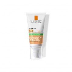 La roche posay - Anthelios Crème Solaire Visage en Gel-Crème Anti-Brillance toucher sec teinté SPF50+ 50ml - tunisie