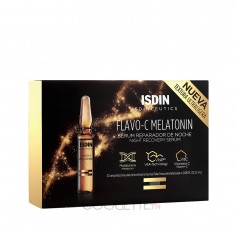 ISDINCEUTICS FLAVO-C MELATONIN SERUM REPARATEUR NUIT 30 UNIDOSES DE 2ML - tunisie