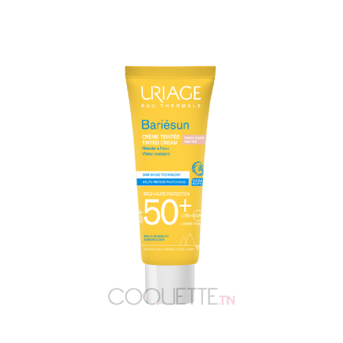URIAGE BARIESUN CREME TEINTEE CLAIRE SPF50+ 50ML - tunisie
