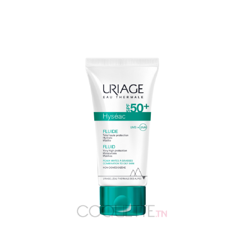URIAGE HYSEAC FLUIDE SPF50+ 50ML - tunisie
