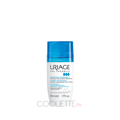 URIAGE Déodorant Puissance 3 Roll On 50 ml - tunisie