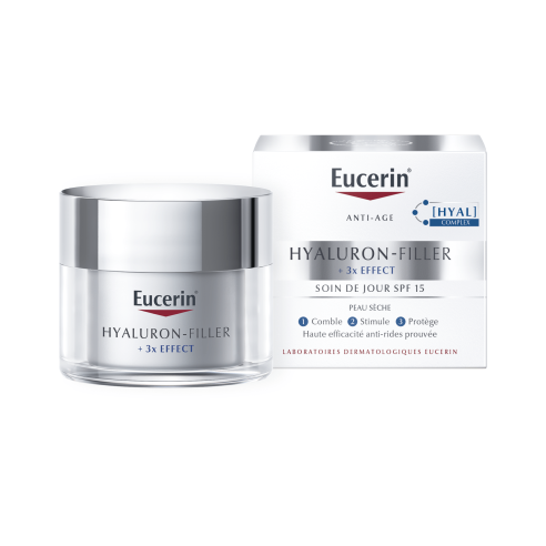 EUCERIN HYALURON FILLER SOIN DE JOUR ANTI AGE SPF15 PEAU SECHE 50ML - tunisie