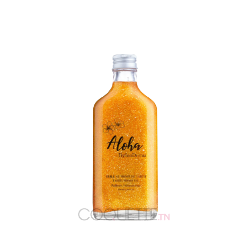 INODERMA ALOHA HUILE AU MONOÏ DE TAHITI PAILLETÉ GOLD 100 ML - tunisie