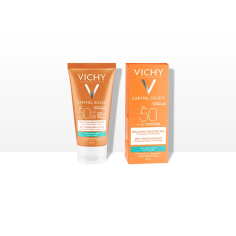 VICHY CAPITAL SOLEIL Émulsion Toucher Sec SPF 50+, 50ml - tunisie