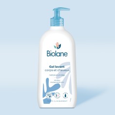 BIOLANE GEL LAVANT CORPS ET CHEVEUX 2EN1 750ML - tunisie