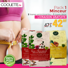 Phytoplaisir Pack minceur 1 + Tisane detox - tunisie