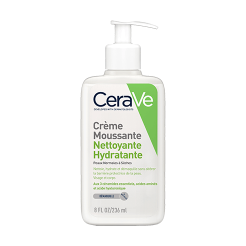 CERAVE CREME MOUSSANTE PEAUX NORMALES A SECHES 236 ML - tunisie