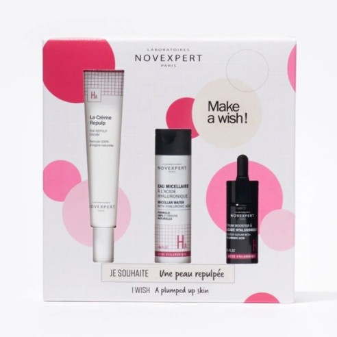 Novexpert - Coffret creme repulp +Eau micellaire 50ML+Serum à l'acide hyalu 10ML - tunisie