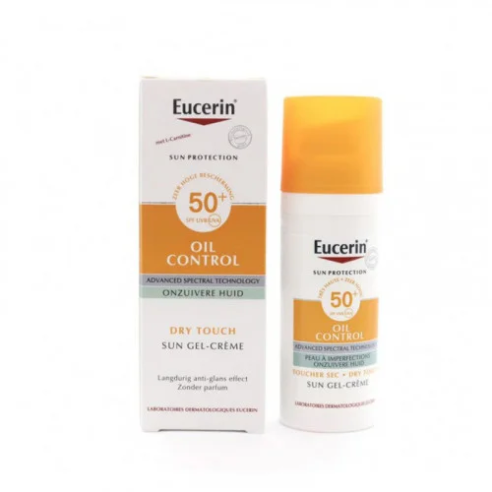 EUCERIN SUN PROTECTION OIL CONTROL GEL CREME SPF 50+ 50ML - tunisie