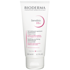 BIODERMA SENSIBIO DS+ GEL NETTOYANT PEAUX SENSIBLES, 200ML - tunisie