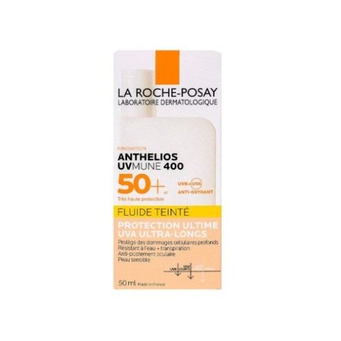 ECRAN LA ROCHE POSAY ANTHELIOS UVMUNE 400 SPF50+ 50ML – FLUIDE TEINTÉ - tunisie
