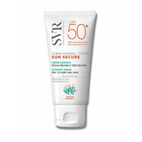 SVR SUN SECURE ÉCRAN MINÉRAL TEINTÉ-PEAUX SECHES SPF50+ 50ML - tunisie
