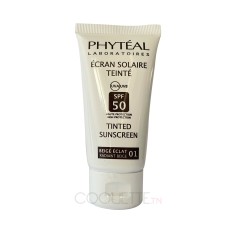 PHYTÉAL écran solaire teinté beige éclat 01 SPF 50 Tube 50 ml - tunisie