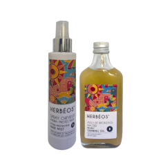 Pack Huile de bronzage + 	Spray Cheveux Hydra-protecteur - tunisie