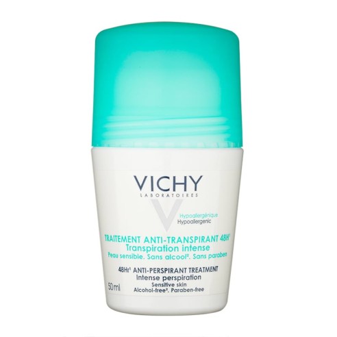 VICHY DEODORANT BILLE ANTI-TRANSPIRANT ANTI-TRACES 50ML - tunisie