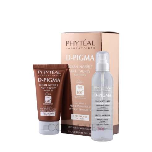PHYTEAL ÉCRAN DPIGMA INVISIBLE SPF100 50ML + DPIGMA EAU MICELLAIRE 150ML OFFERTE - tunisie
