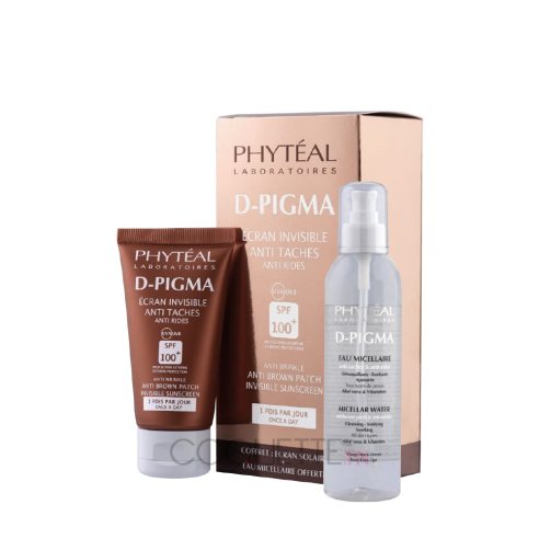 PHYTEAL DPIGMA ECRAN INVISIBLE SPF50+ 50ML + DPIGMA EAU MICELLAIRE A L'ALOE VERA 150ML OFFERTE - tunisie