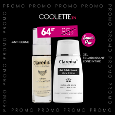CLARENIA sérum anti-cernes éclat + Gel Eclaircissant Zone Intime - tunisie