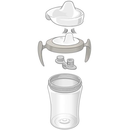 NUK TRAINER CUP +6M 230ML - tunisie