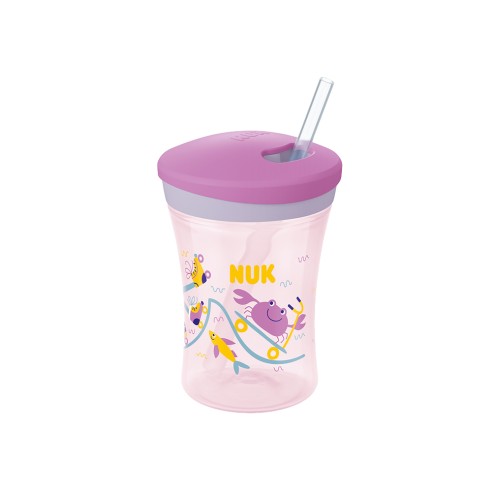 NUK ACTION CUP AVEC PAILLE +12M - tunisie