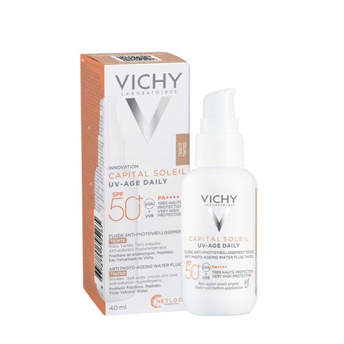 VICHY CAPITAL SOLEIL AGE DAILY INVISIBLE SPF50 40ML - tunisie