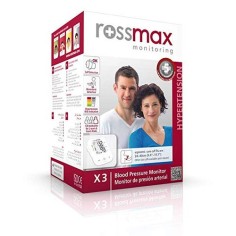 ROSSMAX TENSIOMETRE ELECTRONIQUE MOYEN ECRAN + ADAPTATEUR GRT REF: X3 - tunisie