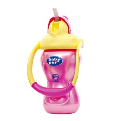 PUR TASSE AVEC PAILLE DOUBLE ANSE 360ML REF:78001 - tunisie