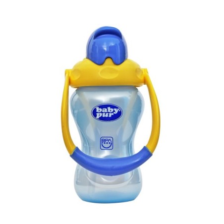 PUR TASSE AVEC PAILLE DOUBLE ANSE 360ML REF:78001 - tunisie