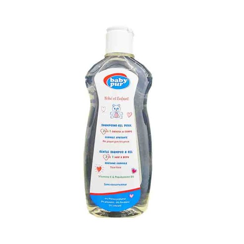 PUR SHAMP-GEL DOUX CHVX ET CORPS 200ML - tunisie