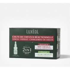 LUXEOL CHUTE DE CHEVEUX REACTIONNELLE 2EN1 14*7ML - tunisie