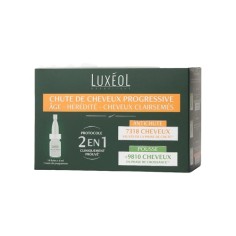 LUXEOL CHUTE DE CHEVEUX PROGRESSIVE 2EN1 14*6ML - tunisie
