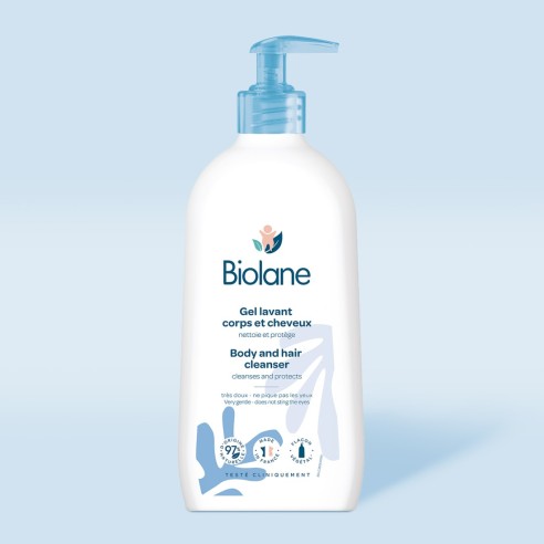 BIOLANE GEL LAVANT CORPS ET CHEVEUX 350ML - tunisie
