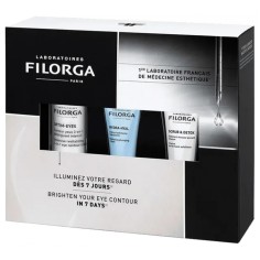 FILORGA COFFRET OPTIME-EYES + HYDRA-HYAL + SCRUB-DETOX - tunisie